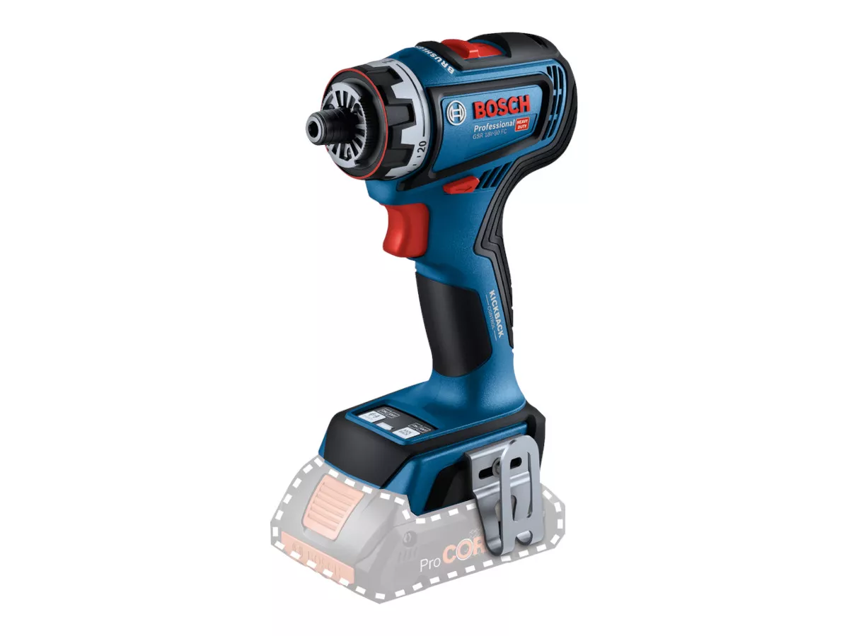 Perceuse visseuse GSR 18V-90 FC Bosch version solo + 3 mandrins